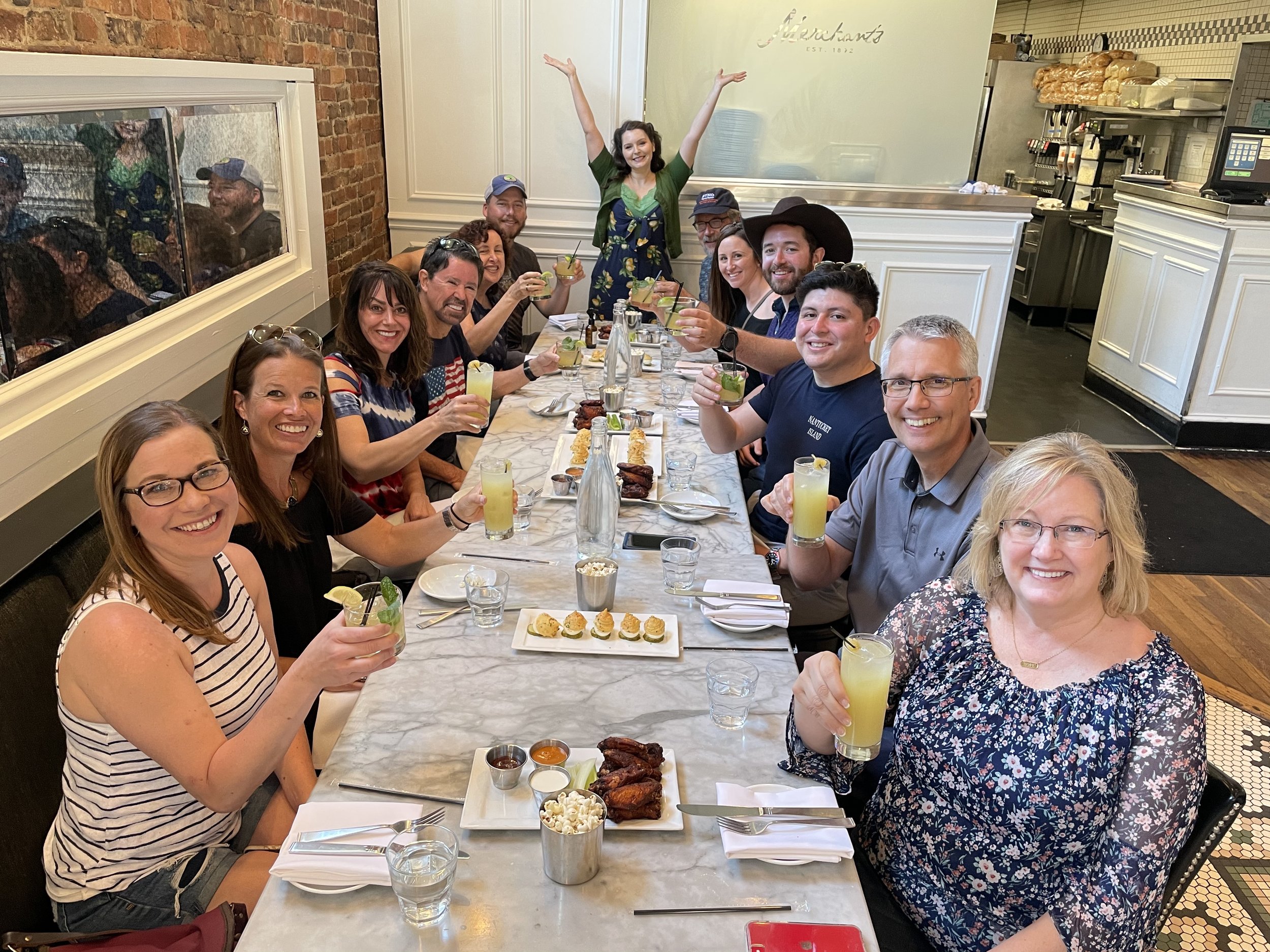 Tour Group At Merchants 2